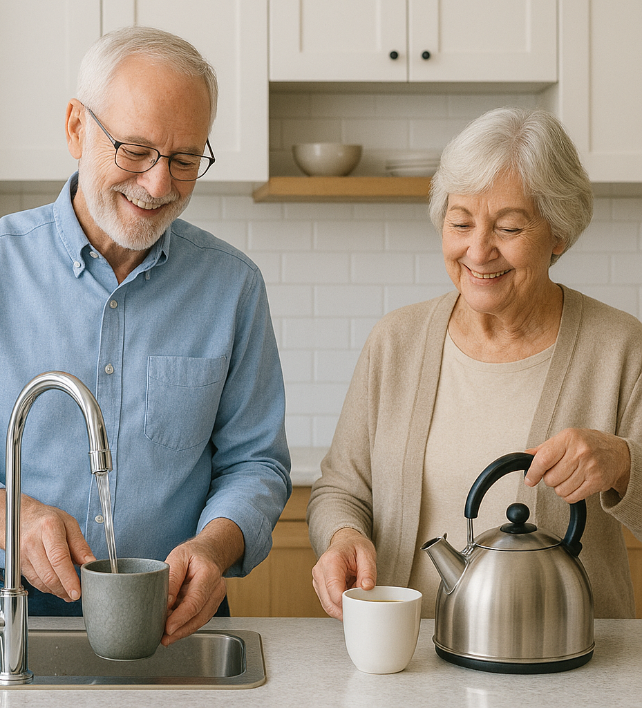 Coffee, tea, and cooking made with purified water